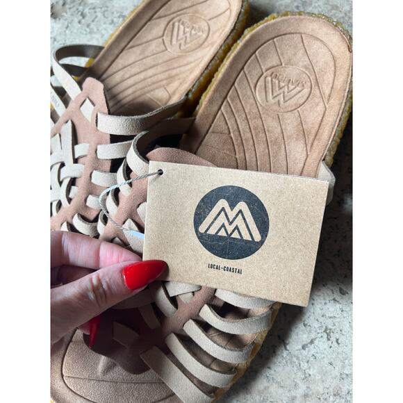 MALIBU SANDALS Cove Vegan Leather Slide Size 11 US NWT - Picture 4 of 12